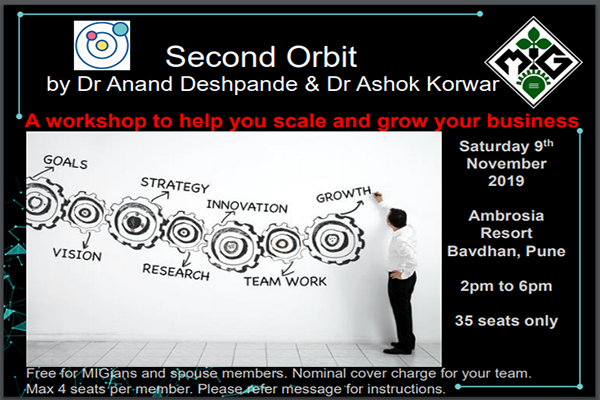 Second Orbit - Session by Anand Deshpande and Dr Ashok Korwar